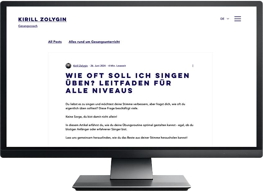 Wie oft soll ich Singen üben? Leitfaden für alle Niveaus 